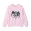Eugene Oregon: College Town Vibes, Outdoor Adventure Nature Unisex Heavy Blend™ Crewneck Sweatshirt