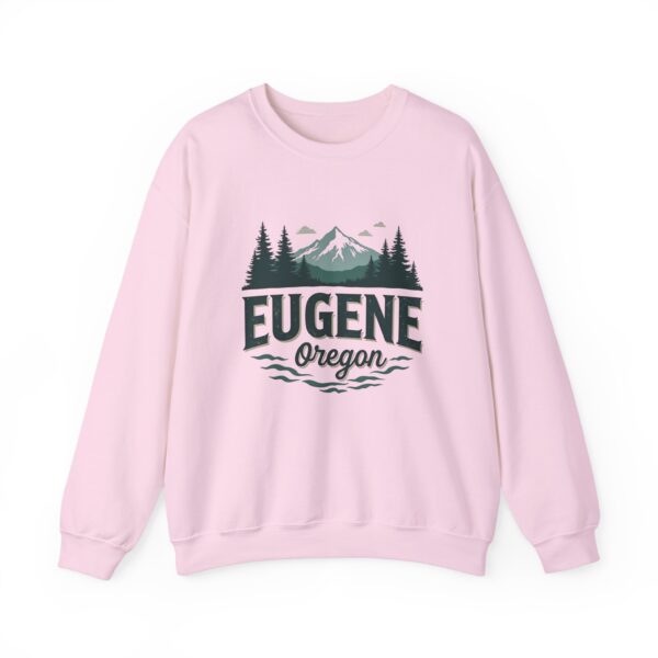 Eugene Oregon: College Town Vibes, Outdoor Adventure Nature Unisex Heavy Blend™ Crewneck Sweatshirt
