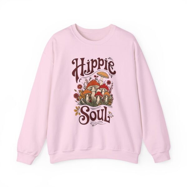 Hippie Soul Mushrooms: Psychedelic Boho Nature Vibes T-Shirt Unisex Heavy Blend™ Crewneck Sweatshirt