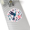 Vibrant Hummingbird Kiss-Cut Stickers | Floral Decor, Laptop Stickers, Nature Aesthetic, Cute Gifts, Scrapbooking