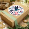 Vibrant Hummingbird Kiss-Cut Stickers | Floral Decor, Laptop Stickers, Nature Aesthetic, Cute Gifts, Scrapbooking
