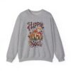 Hippie Soul Mushrooms: Psychedelic Boho Nature Vibes T-Shirt Unisex Heavy Blend™ Crewneck Sweatshirt