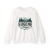 Eugene Oregon: College Town Vibes, Outdoor Adventure Nature Unisex Heavy Blend™ Crewneck Sweatshirt