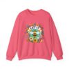 Let It Bee Floral Design - Nature-Inspired Bee and Flowers Art Unisex Heavy Blend™ Crewneck Sweatshirt