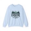 Eugene Oregon: College Town Vibes, Outdoor Adventure Nature Unisex Heavy Blend™ Crewneck Sweatshirt