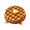 Adorable Waffle Butter Syrup Kiss-Cut Stickers, Perfect for Laptops, Water Bottles, Scrapbooking, Fun Gifts, Foodie Decor
