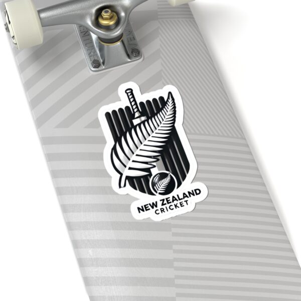 New Zealand Cricket Kiss-Cut Stickers for Sports Fans | Laptop & Water Bottle Décor