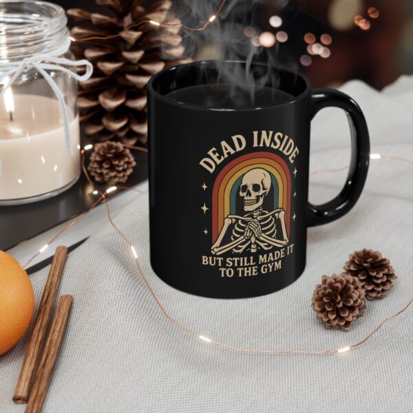 Funny Gym Mug for Fitness Lovers with a Dark Sense of Humor