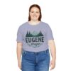 Eugene Oregon Nature Tee - Unisex Short Sleeve T-Shirt for Outdoor Lovers