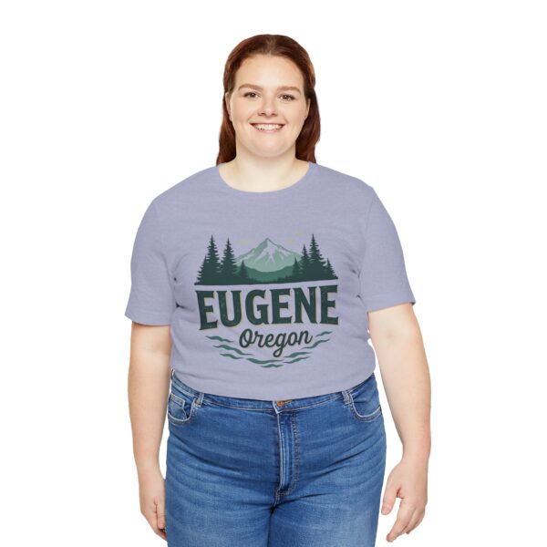 Eugene Oregon Nature Tee - Unisex Short Sleeve T-Shirt for Outdoor Lovers