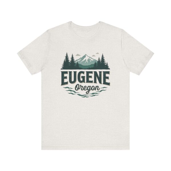 Eugene Oregon Nature Tee - Unisex Short Sleeve T-Shirt for Outdoor Lovers