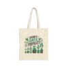 Plant Lover Canvas Tote Bag - Cute Gift for Gardening Plant Mom Dad