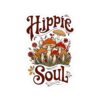 Hippie Soul Mushrooms Sticker – Trippy Boho Psychedelic Vinyl Decal for Laptops, Water Bottles & More