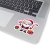 Cute Santa Claus Kiss-Cut Stickers for Holiday Cheer
