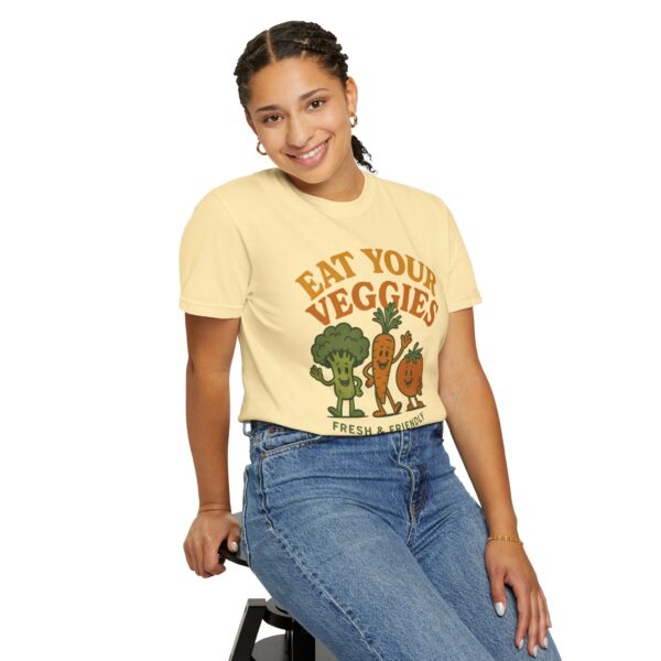 Eat Your Veggies Retro Shirt | Cute Vegan Tee | Vintage Vegetable Graphic
