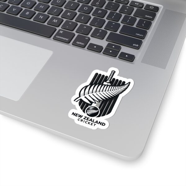 New Zealand Cricket Kiss-Cut Stickers for Sports Fans | Laptop & Water Bottle Décor