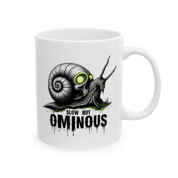 Creepy Cute Snail Skull Mug - Slow, Spooky Vibes for Your Morning Brew