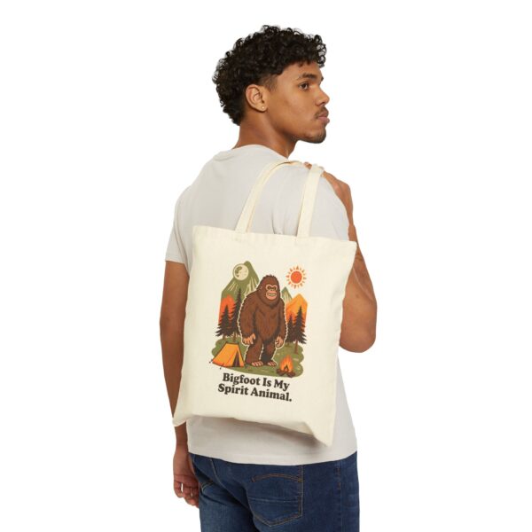 Adventure Tote Bag for Nature Lovers, Campers, Hikers, Bigfoot Fans
