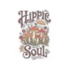 Hippie Soul Mushrooms Sticker – Trippy Boho Psychedelic Vinyl Decal for Laptops, Water Bottles & More