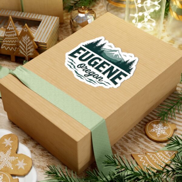 Eugene Oregon: College Town Vibes, Outdoor Adventure Nature Kiss-Cut Stickers