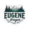 Eugene Oregon: College Town Vibes, Outdoor Adventure Nature Kiss-Cut Stickers
