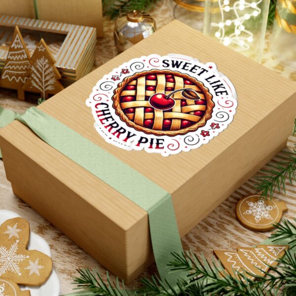 Sweet Like Cherry Pie Stickers - Fun and Whimsical Vinyl Decals for Sweet Lovers
