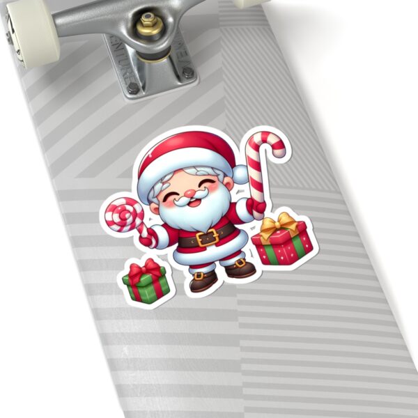 Cute Santa Claus Kiss-Cut Stickers for Holiday Cheer