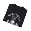 Funny Gym Shirt – "My Spotter Has Four Legs" Workout Motivation for Dog Lovers & Fitness Fans