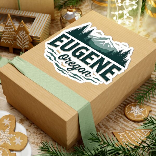 Eugene Oregon: College Town Vibes, Outdoor Adventure Nature Kiss-Cut Stickers