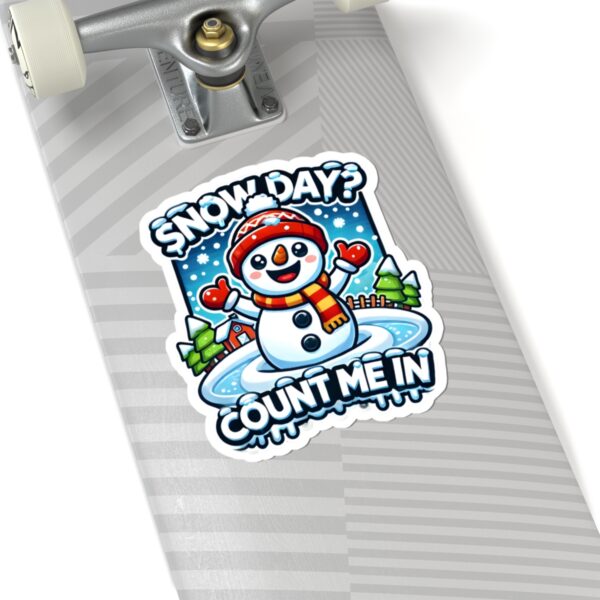 Snow Day Kiss-Cut Stickers - Fun Winter Decor for Kids & Adults