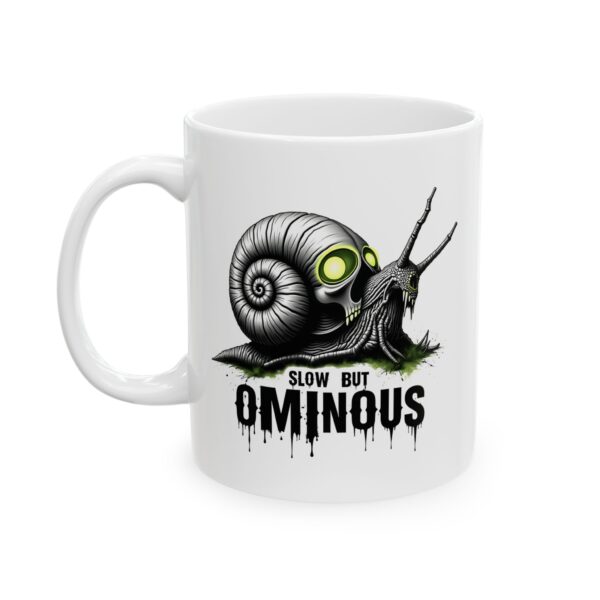 Creepy Cute Snail Skull Mug - Slow, Spooky Vibes for Your Morning Brew