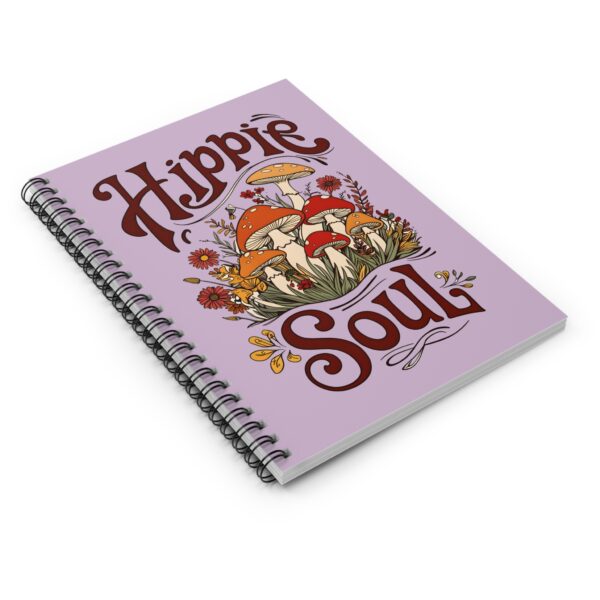 Hippie Soul Spiral Notebook - Vintage Vibe, Artistic Journal for Free Spirits, Creative Writing, Beautiful Gift Idea, Boho