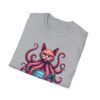 Quirky Octo-Cat Hybrid Cute Creepy Monster T-Shirt Weird Cool Graphic Tee