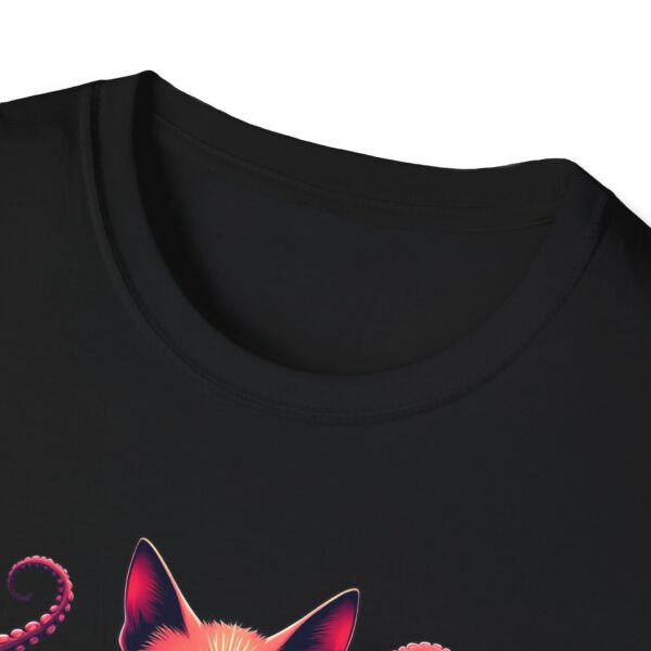 Quirky Octo-Cat Hybrid Cute Creepy Monster T-Shirt Weird Cool Graphic Tee
