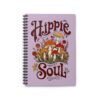 Hippie Soul Spiral Notebook - Vintage Vibe, Artistic Journal for Free Spirits, Creative Writing, Beautiful Gift Idea, Boho