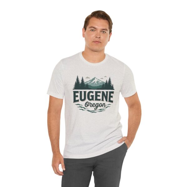 Eugene Oregon Nature Tee - Unisex Short Sleeve T-Shirt for Outdoor Lovers