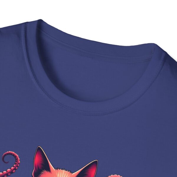 Quirky Octo-Cat Hybrid Cute Creepy Monster T-Shirt Weird Cool Graphic Tee