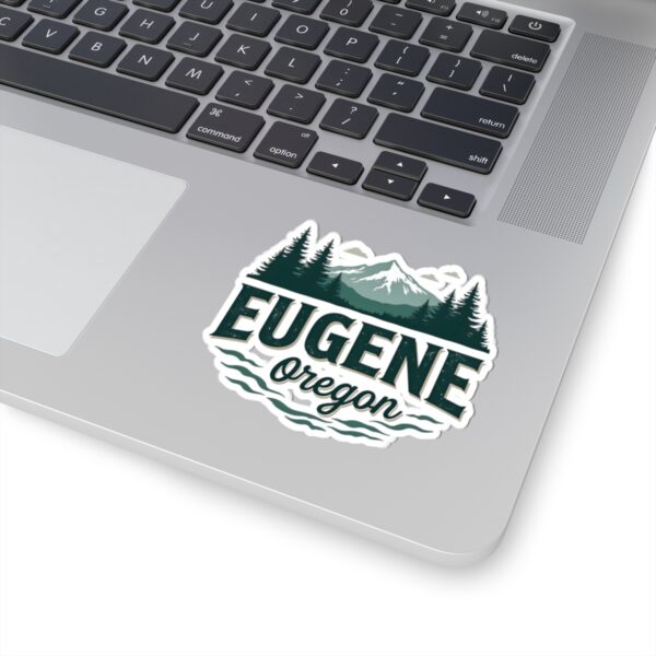 Eugene Oregon: College Town Vibes, Outdoor Adventure Nature Kiss-Cut Stickers