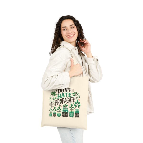 Plant Lover Canvas Tote Bag - Cute Gift for Gardening Plant Mom Dad