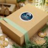 Mystic Tree Moon Kiss-Cut Stickers - Nature-Inspired Vinyl Decals for Laptops & Decor