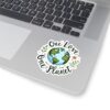 One Love One Planet Kiss-Cut Stickers - Eco-Friendly Nature Vibe Stickers for Sustainable Living