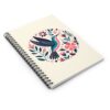 Vibrant Floral Hummingbird Notebook, Eco-friendly Journal, Perfect Gifts for Writers, Artists, and Students