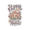 Hippie Soul Mushrooms Sticker – Trippy Boho Psychedelic Vinyl Decal for Laptops, Water Bottles & More