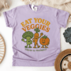Eat Your Veggies Retro Shirt | Cute Vegan Tee | Vintage Vegetable Graphic