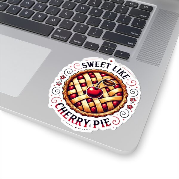 Sweet Like Cherry Pie Stickers - Fun and Whimsical Vinyl Decals for Sweet Lovers