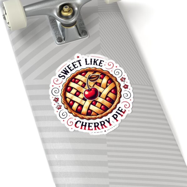 Sweet Like Cherry Pie Stickers - Fun and Whimsical Vinyl Decals for Sweet Lovers