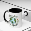 One Love One Planet Mug - Eco-Friendly Coffee Mug, Nature Lover Gift, Earth Day, Sustainable Living, Unique Tea Cup, Cute