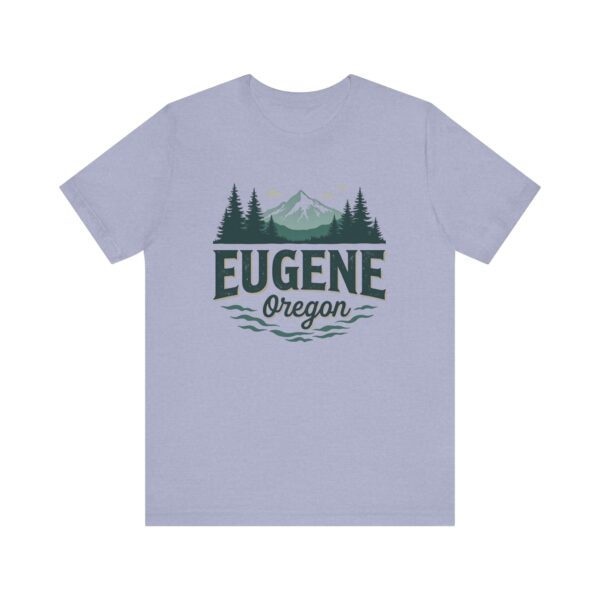 Eugene Oregon Nature Tee - Unisex Short Sleeve T-Shirt for Outdoor Lovers