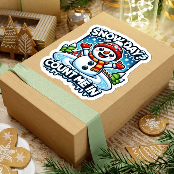 Snow Day Kiss-Cut Stickers - Fun Winter Decor for Kids & Adults