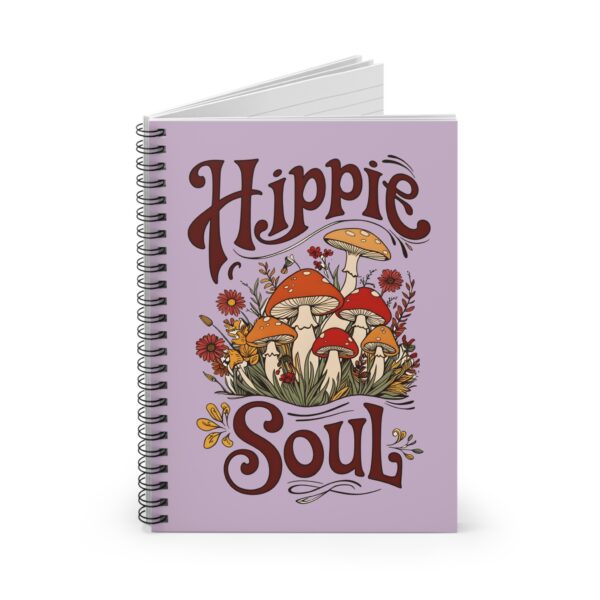 Hippie Soul Spiral Notebook - Vintage Vibe, Artistic Journal for Free Spirits, Creative Writing, Beautiful Gift Idea, Boho